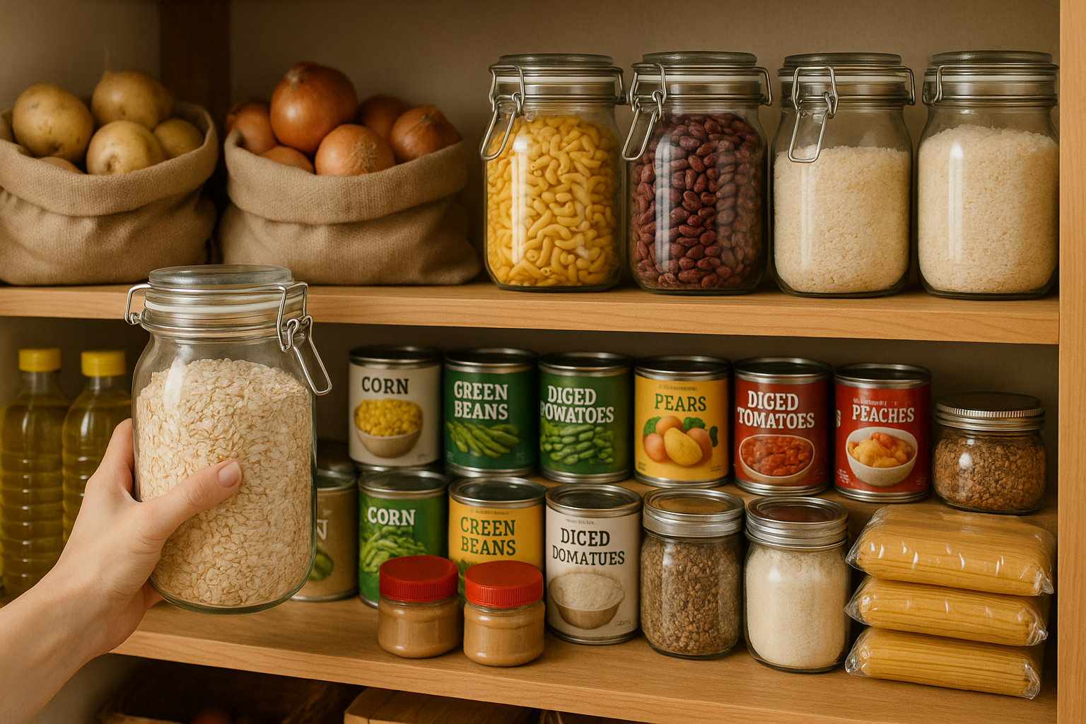 How to Start a Simple Home Food Storage System - Nest & Nook