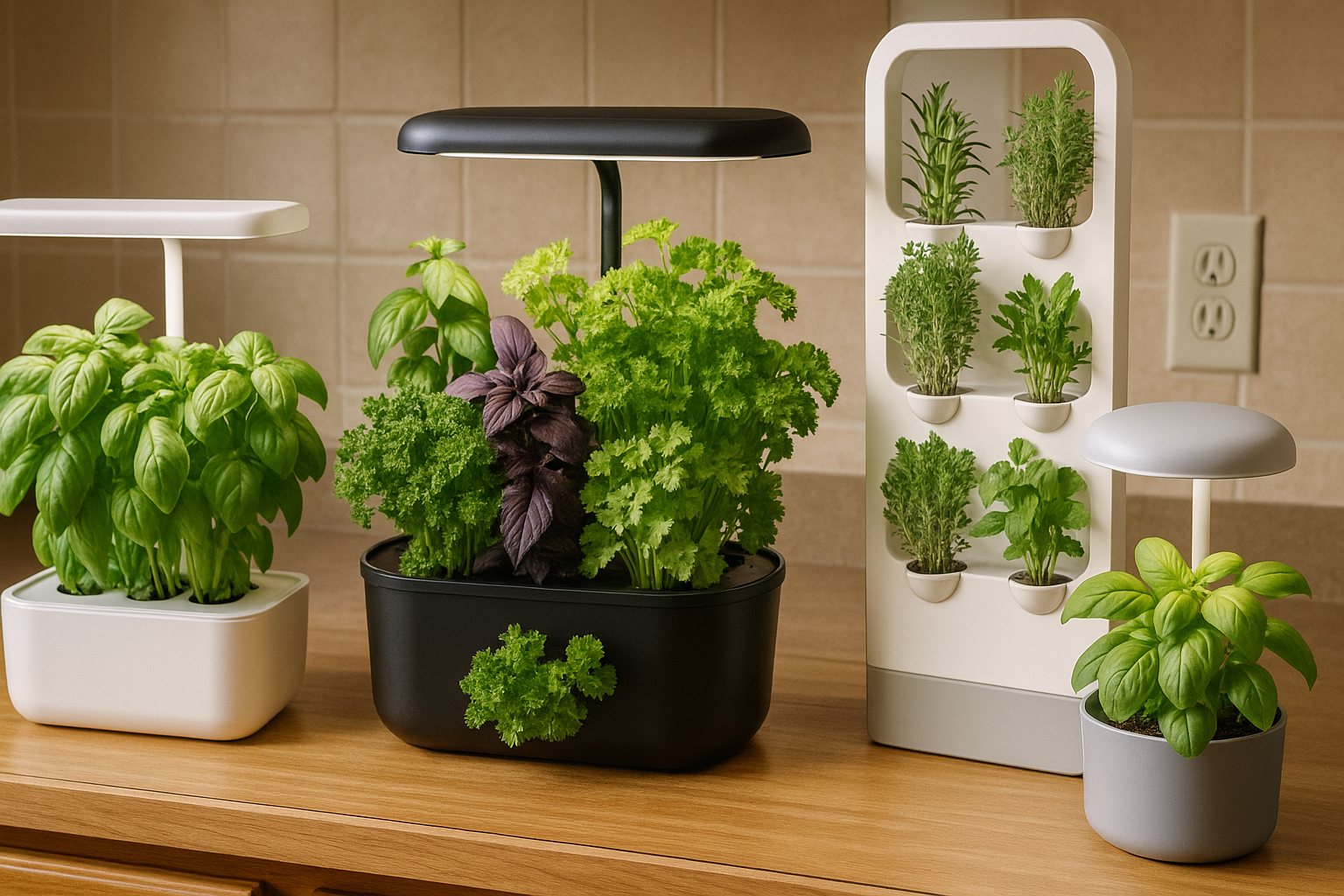 5 Indoor Hydroponic Garden Systems for Growing Fresh Herbs